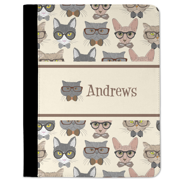 Custom Hipster Cats Padfolio Clipboard - Large (Personalized)