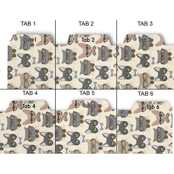 Hipster Cats Page Dividers - Set of 6 - Approval
