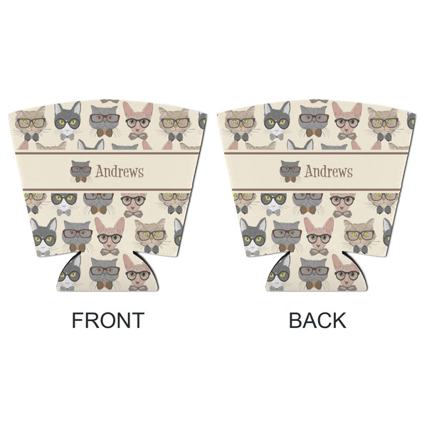 Hipster Cats Party Cup Sleeves - with bottom - APPROVAL