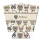 Hipster Cats Party Cup Sleeves - with bottom - FRONT