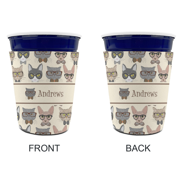 Hipster Cats Party Cup Sleeves - without bottom - Approval