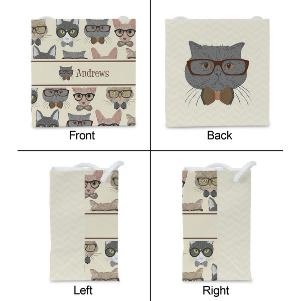 Hipster Cats Party Favor Gift Bag - Gloss - Approval