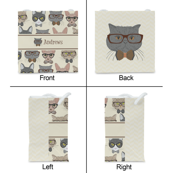 Hipster Cats Party Favor Gift Bag - Matte - Approval