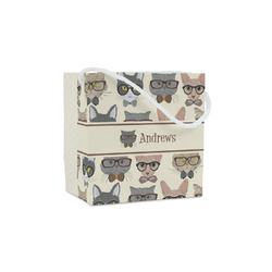 Hipster Cats Party Favor Gift Bags - Matte (Personalized)