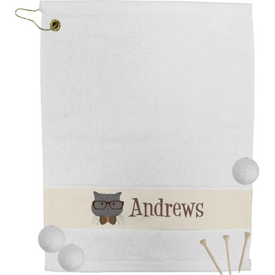 Hipster Cats Golf Bag Towel (Personalized)