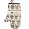 Hipster Cats Personalized Oven Mitt - Left