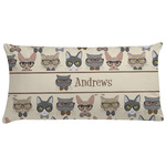 Hipster Cats Pillow Case - King (Personalized)