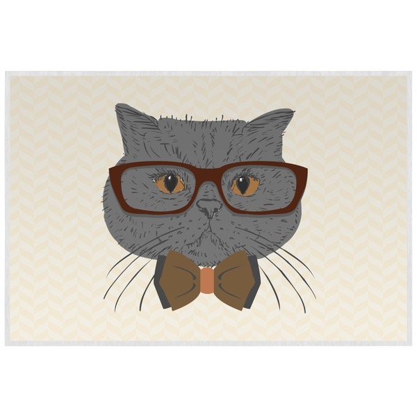 Hipster Cats Personalized Placemat (Back)