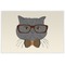 Hipster Cats Personalized Placemat (Back)