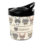 Hipster Cats Plastic Ice Bucket (Personalized)