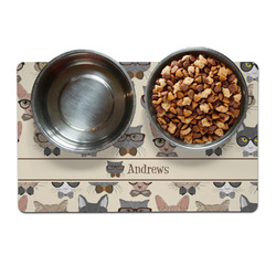 cute dog food mat