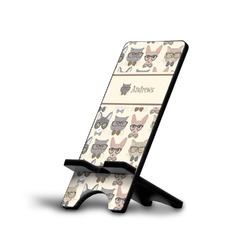 Hipster Cats Cell Phone Stand (Personalized)