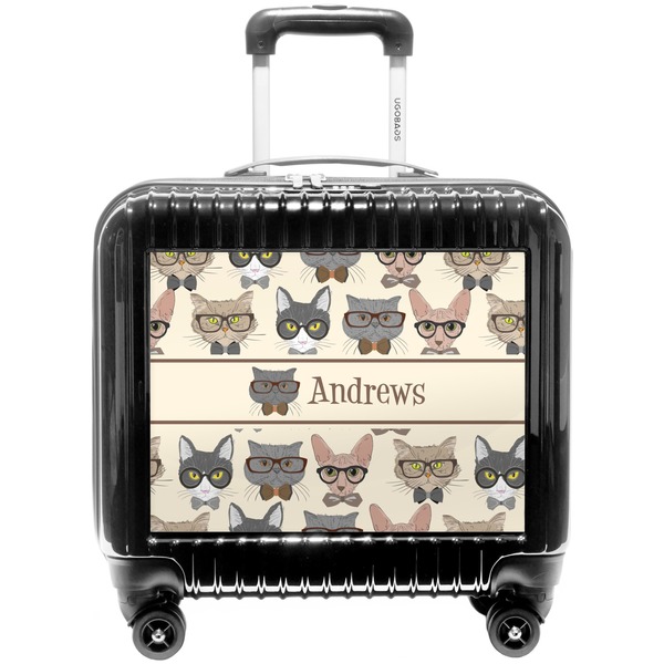 Custom Hipster Cats Pilot / Flight Suitcase (Personalized)
