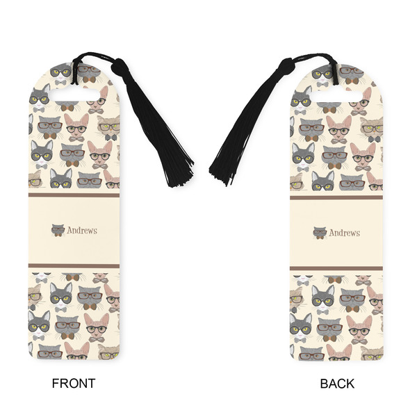 Hipster Cats Plastic Bookmarks - Approval
