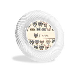 Hipster Cats Plastic Party Appetizer & Dessert Plates - 6" (Personalized)