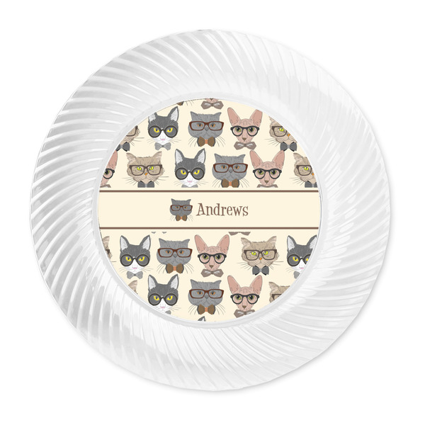 Hipster Cats Plastic Party Dinner Plates - Approval