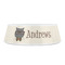 Hipster Cats Plastic Pet Bowls - Small - FRONT