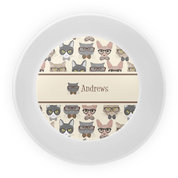Hipster Cats Melamine Bowl - Center
