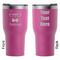 Hipster Cats RTIC Tumbler - Magenta - Double Sided - Front & Back