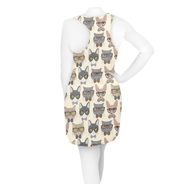 Hipster Cats Racerback Dress - On Model - Back