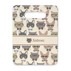 Hipster Cats Rectangular Trivet with Handle (Personalized)