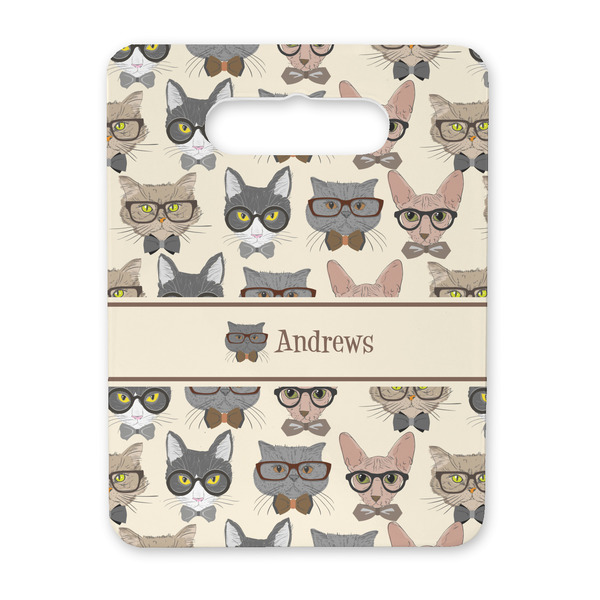 Custom Hipster Cats Rectangular Trivet with Handle (Personalized)