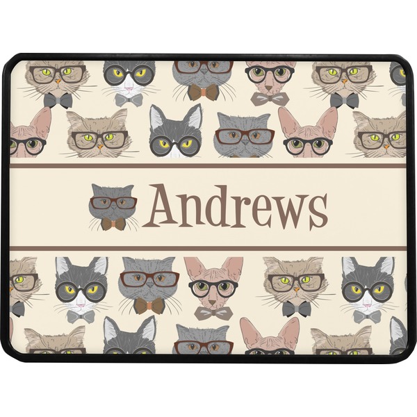 Hipster Cats Rectangular Car Hitch Cover w/ FRP Insert (Select Size)
