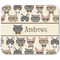 Hipster Cats Rectangular Mouse Pad - APPROVAL