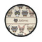 Hipster Cats Round Patch