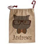 Hipster Cats Santa Sack - Front (Personalized)