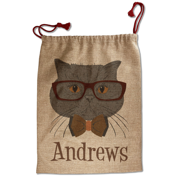 Hipster Cats Santa Bag - Front