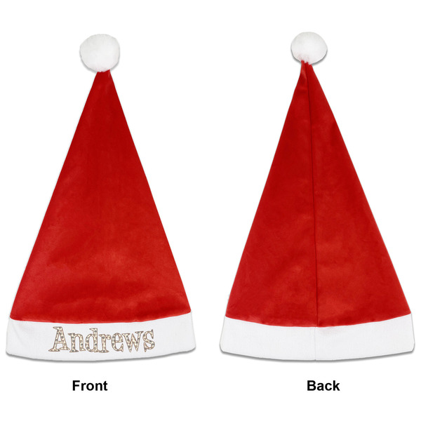 Hipster Cats Santa Hats - Front and Back (Single Print) APPROVAL