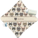 Hipster Cats Security Blanket (Personalized)