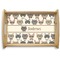 Hipster Cats Natural Wooden Tray - Small (Personalized)