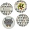 Hipster Cats Set of Lunch / Dinner Plates
