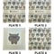 Hipster Cats Set of Square Dinner Plates (Approval)
