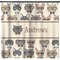 Hipster Cats Shower Curtain - Custom Size (Personalized)