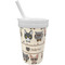Hipster Cats Sippy Cup with Straw (Personalized)