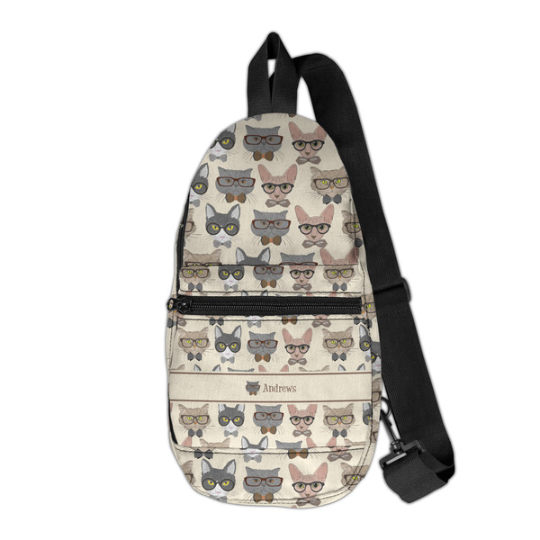 Custom Hipster Cats Sling Bag (Personalized)