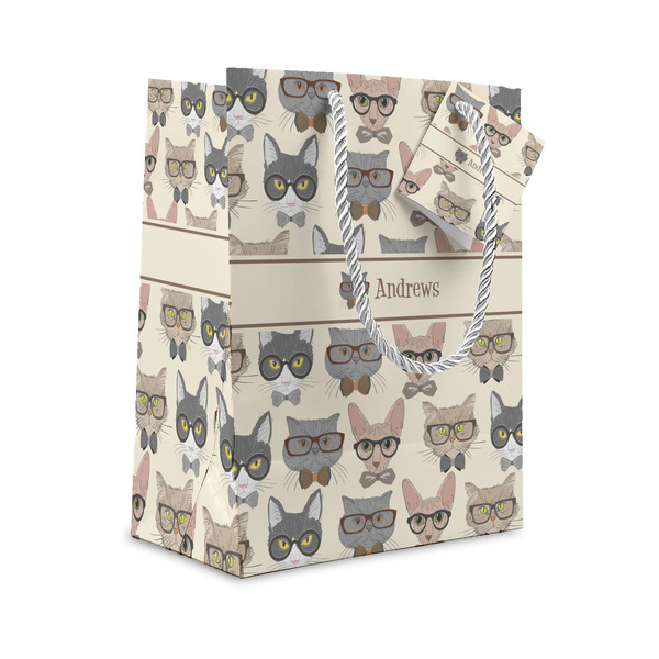 Custom Hipster Cats Gift Bag (Personalized)