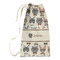 Hipster Cats Small Laundry Bag - Front View