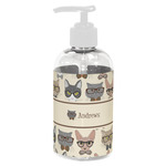 Hipster Cats Plastic Soap / Lotion Dispenser (8 oz - Small - White) (Personalized)