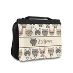 Hipster Cats Toiletry Bag - Small (Personalized)