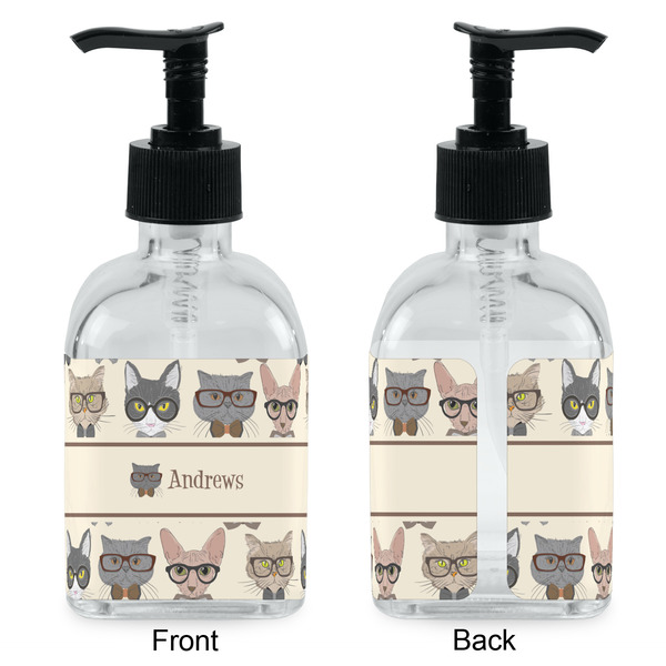 Hipster Cats Glass Soap/Lotion Dispenser - Approval