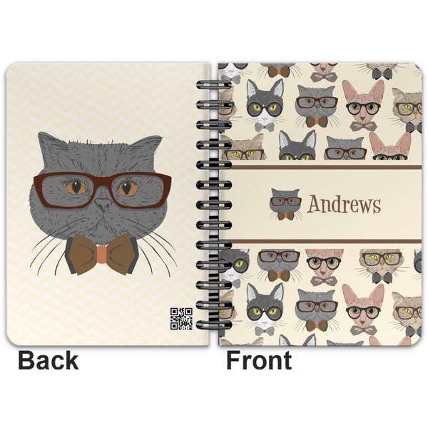 Hipster Cats Spiral Journal 5 x 7 - Apvl