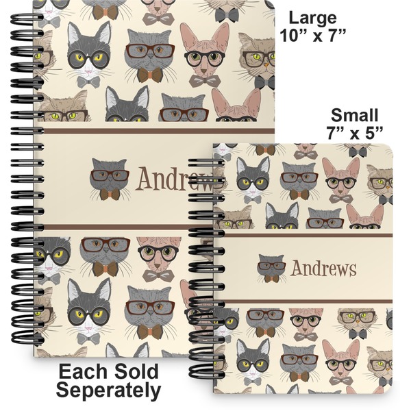 Hipster Cats Spiral Journal - Comparison