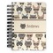 Hipster Cats Spiral Journal Small - Front View