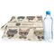 Hipster Cats Sports Towel Folded with Water Bottle
