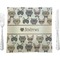 Hipster Cats Glass Square Lunch / Dinner Plate 9.5" (Personalized)