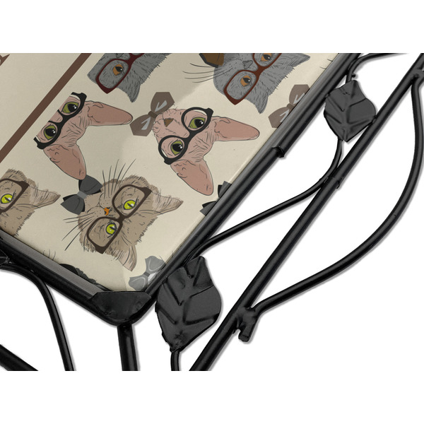 Hipster Cats Square Trivet - Detail